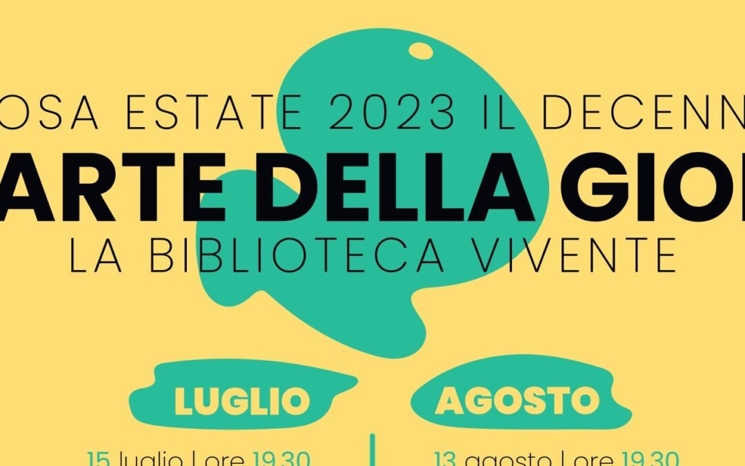 Estate 2023 OTIUM festeggia il decennale di attività con il programma “L’arte della gioia”