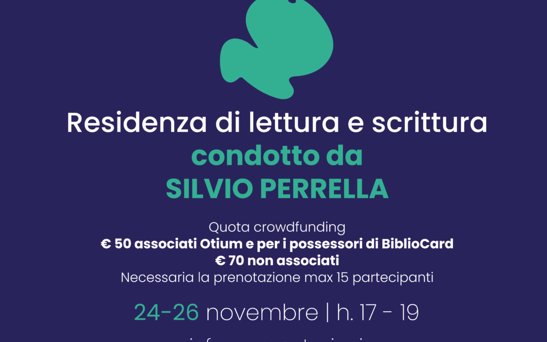 Tre cultori della letteratura all’ OTIUM